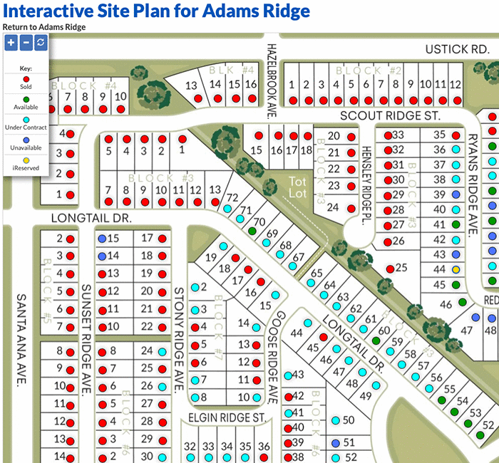 interactive site plan