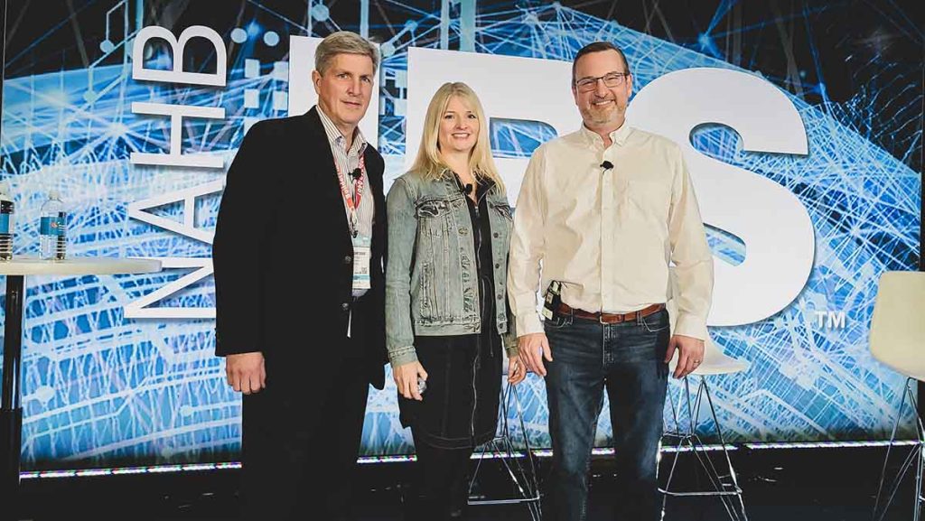 Greg Bray Paul Gortzig and Carol Morgan standing together