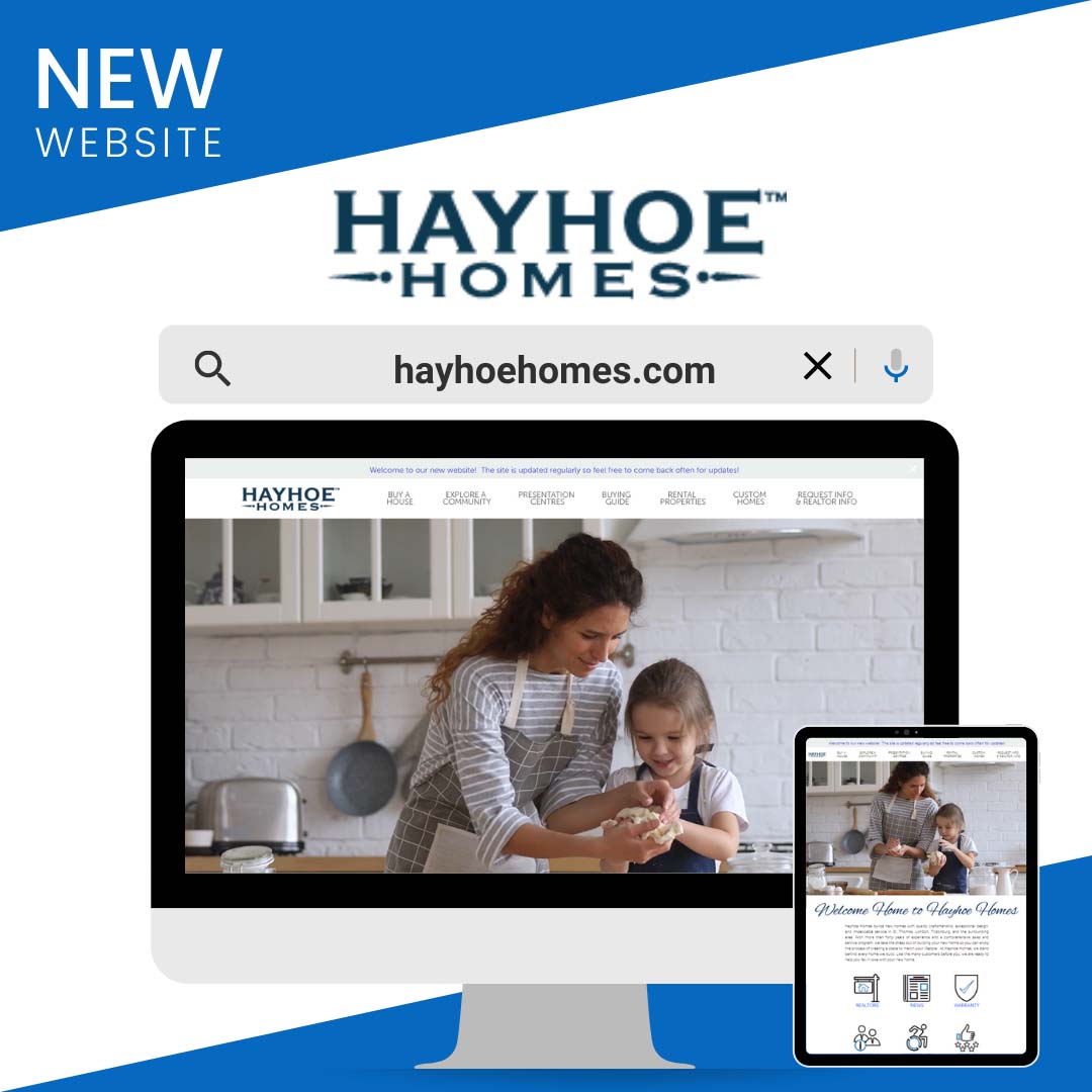 Hayhoe Homes New Website