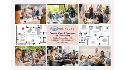 Webinar: Favorite Wines and Floorplans for Entertaining